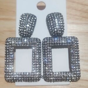 NWT Express Silver Tone Earrings